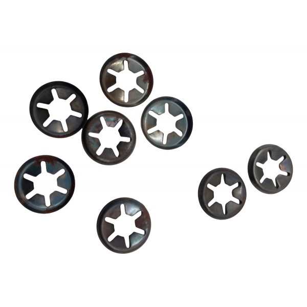 Kit 8 Arruelas Trava Dobradiças Portas Chevrolet S10 Blazer