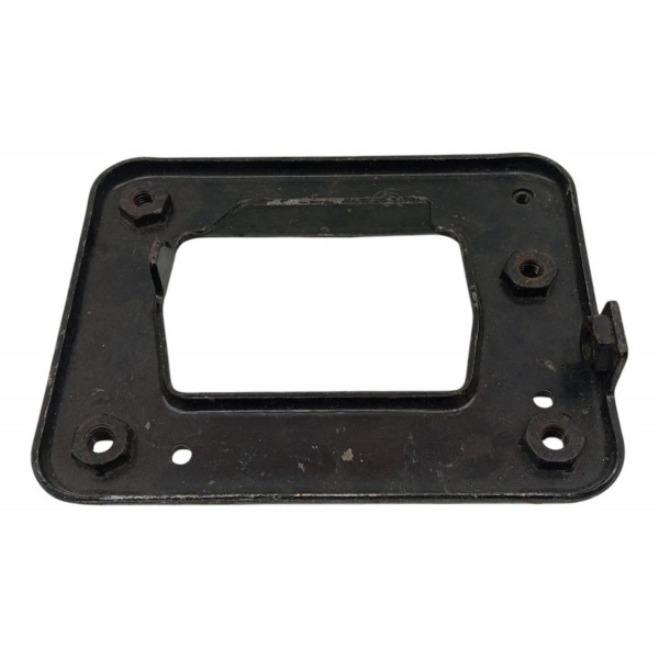 Suporte Placa Dianteira Esquerda Fiat Doblo 2002 Preto