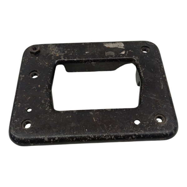 Suporte Placa Dianteira Esquerda Fiat Doblo 2002 Preto