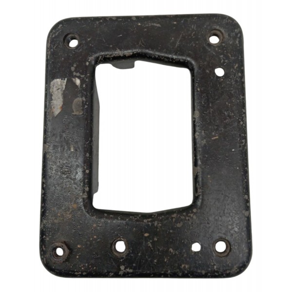 Suporte Placa Dianteira Esquerda Fiat Doblo 2002 Preto