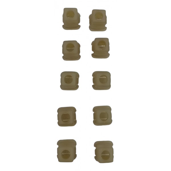 Kit 10 Buchas Fixação Parachoque Volkswagen Gol 2010 2011