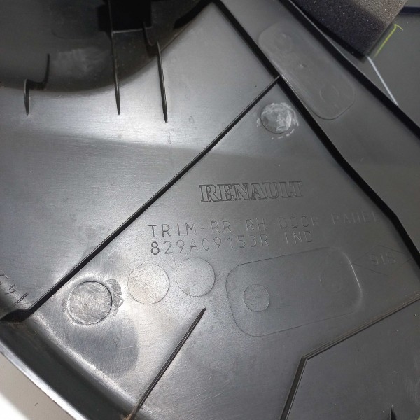 Forro Porta Traseiro Direito Renault Kwid 2020 Preto