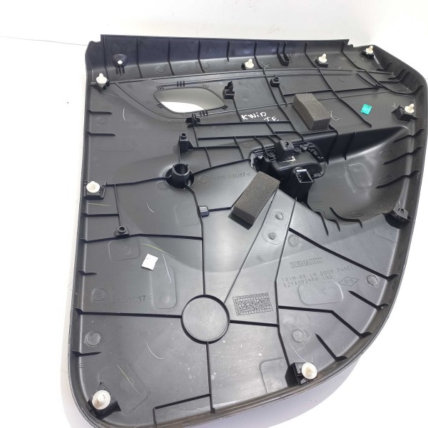 Forro Porta Traseira Esquerda Renault Kwid 2020 Preto