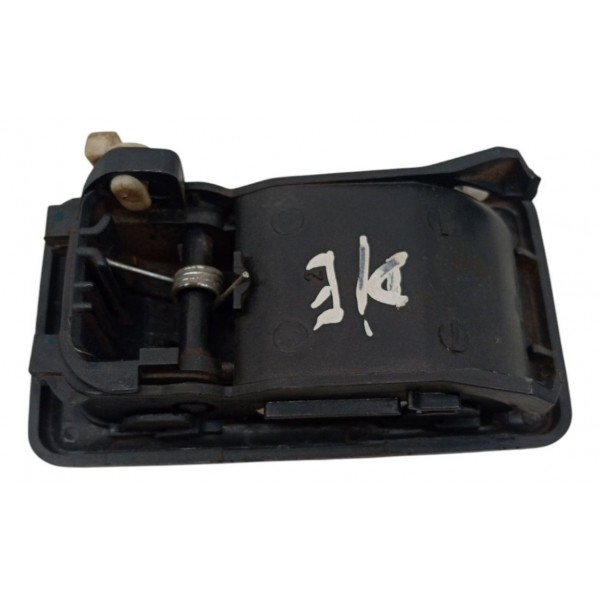 Maçaneta Interna Dianteira Esquerda Fiat Uno Mille 2010 2011 Preto Dianteira