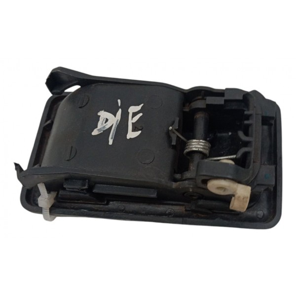 Maçaneta Interna Dianteira Esquerda Fiat Uno Mille 2010 2011 Preto Dianteira