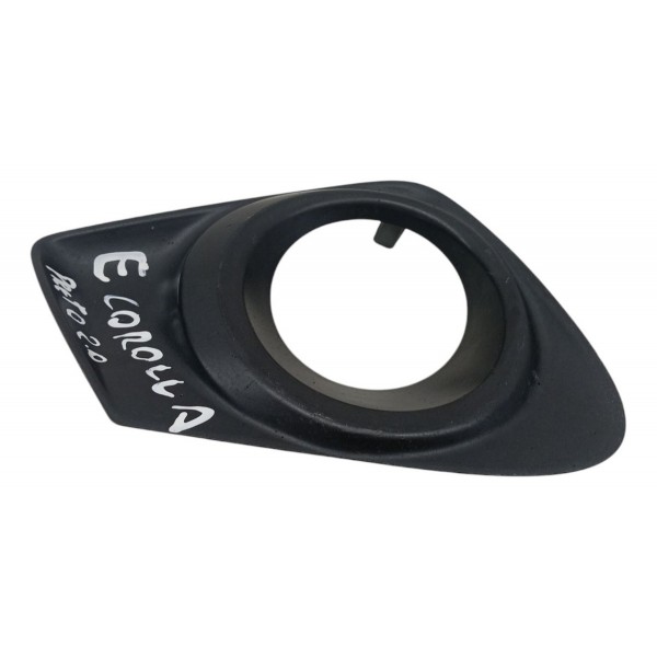 Moldura Grade Farol Milha Esquerdo Toyota Corolla 2013 2014 Preto Esquerdo