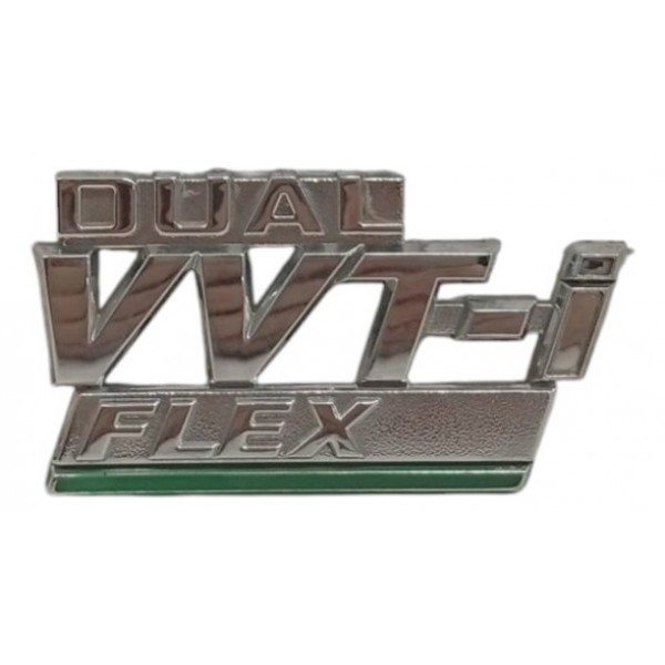 Emblema Vvt-i Flex Toyota Corolla 2013 2014 2015