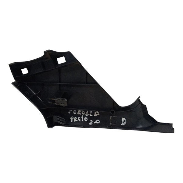 Moldura Superior Banco Traseiro Direito Toyota Corolla 2014 Preto