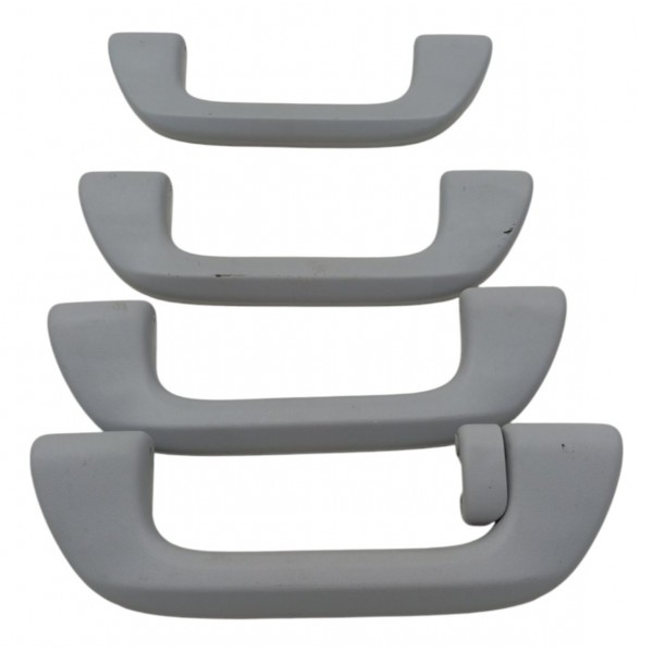 Kit 4 Alça Teto Pqp Honda Crv 2007 2008 Cinza