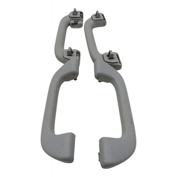 Kit 4 Alça Teto Pqp Honda Crv 2007 2008 Cinza