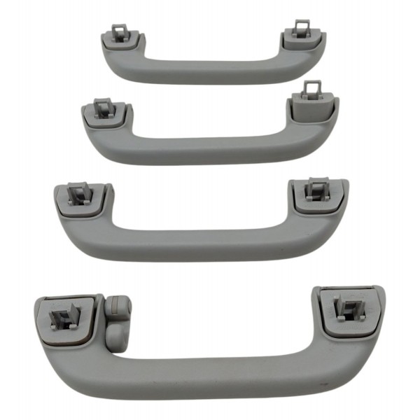 Kit 4 Alça Teto Pqp Honda Crv 2007 2008 Cinza