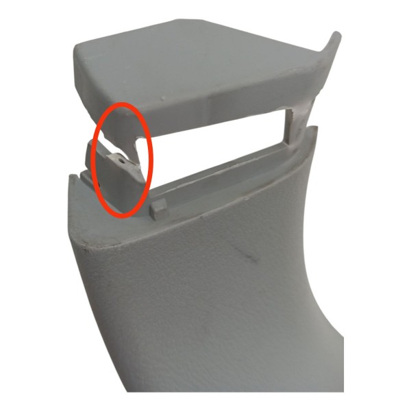 Soleira Traseira Esquerda Honda Crv 2007 2008 Cinza