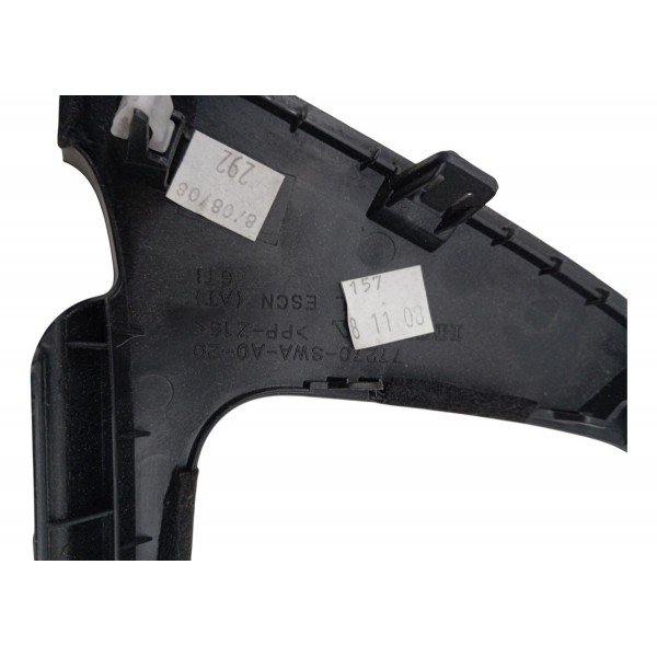 Moldura Alavanca Marcha Honda Crv 2007 2008 - Preto