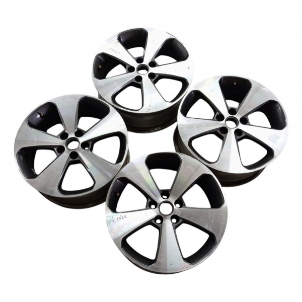 Jogo Roda Aro 17 Chevrolet Cruze 1.8 2013 2014 2015 2016 Prateado