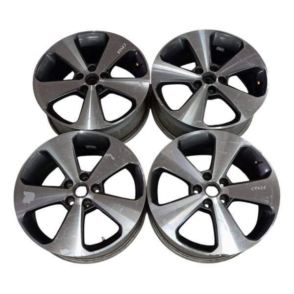 Jogo Roda Aro 17 Chevrolet Cruze 1.8 2013 2014 2015 2016 Prateado