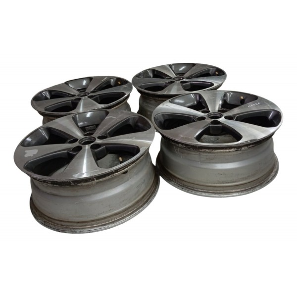 Jogo Roda Aro 17 Chevrolet Cruze 1.8 2013 2014 2015 2016 Prateado