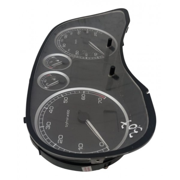 Painel Instrumento Peugeot 307 2005 Acrílico Arranhado - Preto