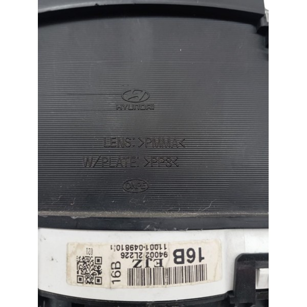 Painel Instrumentos Hyundai I30 Para Retirada Peças - Preto