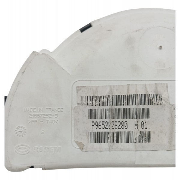 Painel Instrumento Citroen C3 1.6 2007 2008 2009 2010 Preto