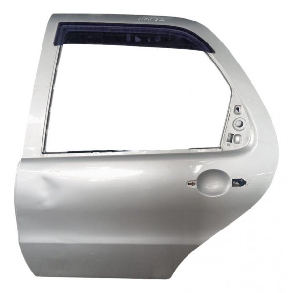 Porta Traseira Esquerda Fiat Palio 2010 2011 2012 Traseira Esquerdo Prateado