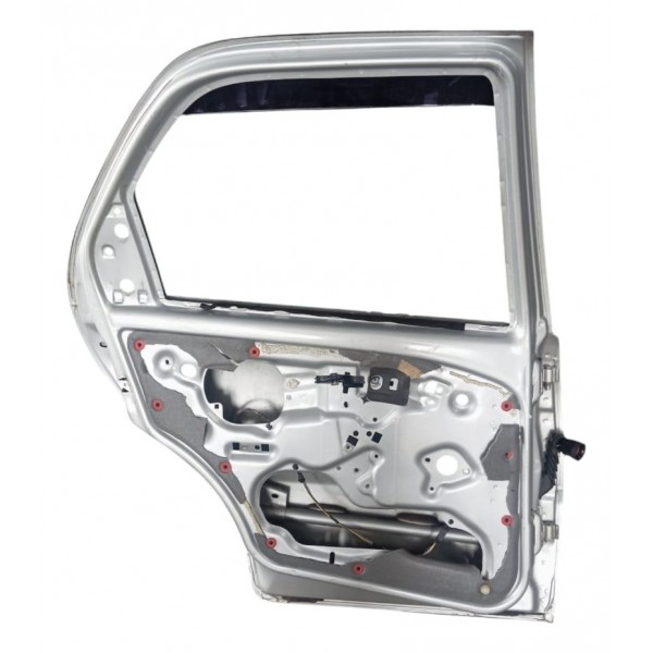 Porta Traseira Esquerda Fiat Palio 2010 2011 2012 Traseira Esquerdo Prateado