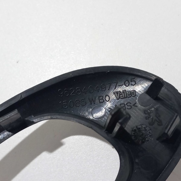 Moldura Maçaneta Interna Dianteiro Direito Peugeot 207 Preto Dianteira