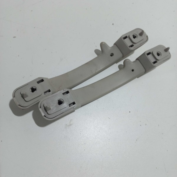 Par Puxador Alça Teto Pqp Peugeot 307 Sw Cinza