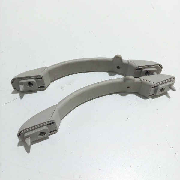 Par Puxador Alça Teto Pqp Peugeot 307 Sw Cinza