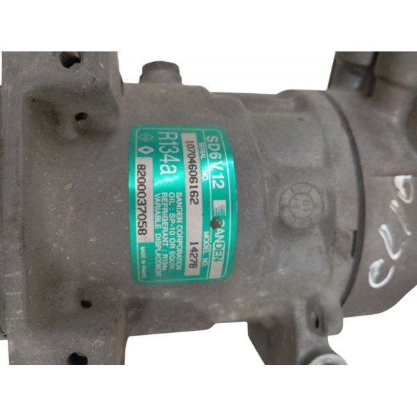 Compressor Ar Condicionado Clio 1.0 16v 2002 2003 2004 2005