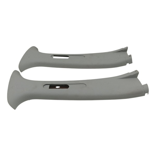 Par Moldura Acabamento Coluna Cinto Ford Ecosport 2.0 2009 Cinza