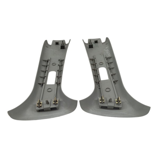 Par Moldura Acabamento Coluna Cinto Ford Ecosport 2.0 2009 Cinza