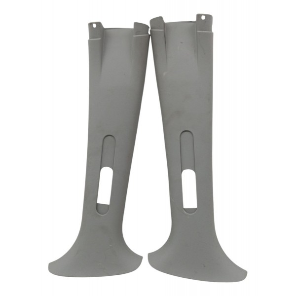 Par Moldura Acabamento Coluna Cinto Ford Ecosport 2.0 2009 Cinza