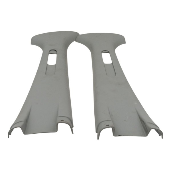 Par Moldura Acabamento Coluna Cinto Ford Ecosport 2.0 2009 Cinza