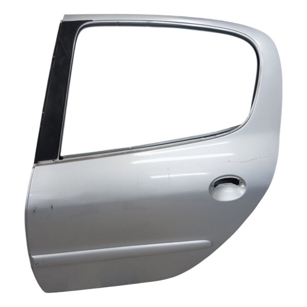 Porta Traseira Esquerda Peugeot 206 2004 2005 2006 Traseira Esquerdo Prateado