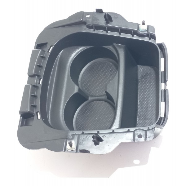 Moldura Porta Copos Peugeot 208 1.5 2014 Preto