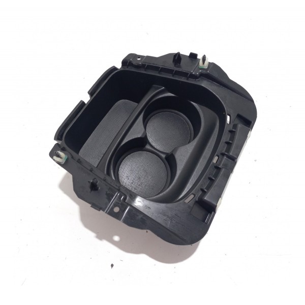 Moldura Porta Copos Peugeot 208 1.5 2014 Preto