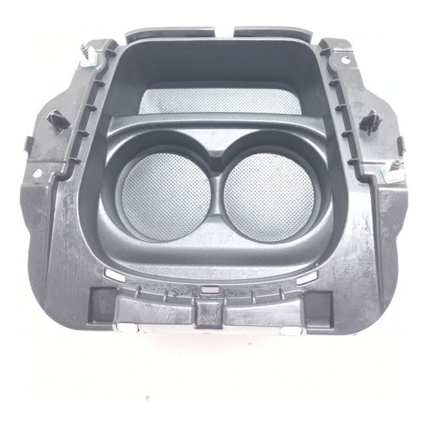 Moldura Porta Copos Peugeot 208 1.5 2014 Preto