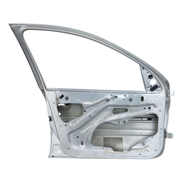 Porta Dianteira Esquerda Peugeot 206 2004 2005 2006 Esquerdo Prateado Dianteira
