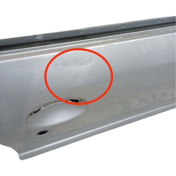 Porta Dianteira Direita Peugeot 206 2004 2005 Detalhe Dianteira Direito Prateado