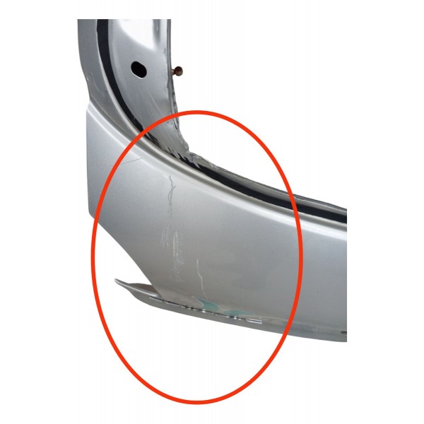 Tampa Traseira Peugeot 206 2004 2005 2006 Prateado