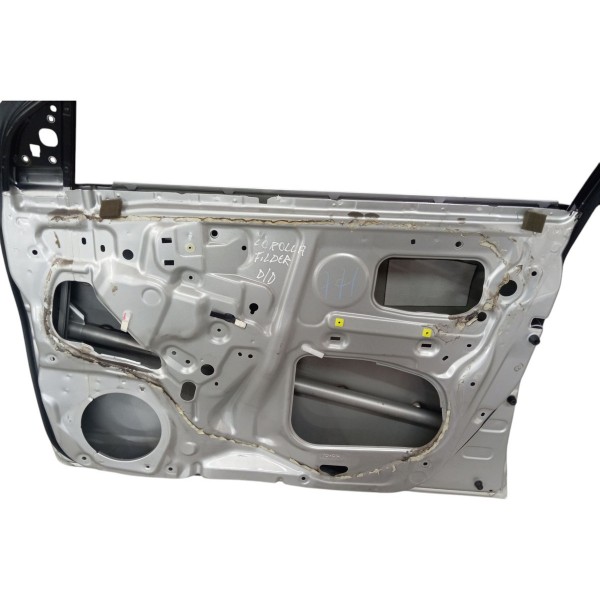Porta Dianteira Direita Toyota Corolla Fielder 2006 2007 Dianteira Direito Prateado