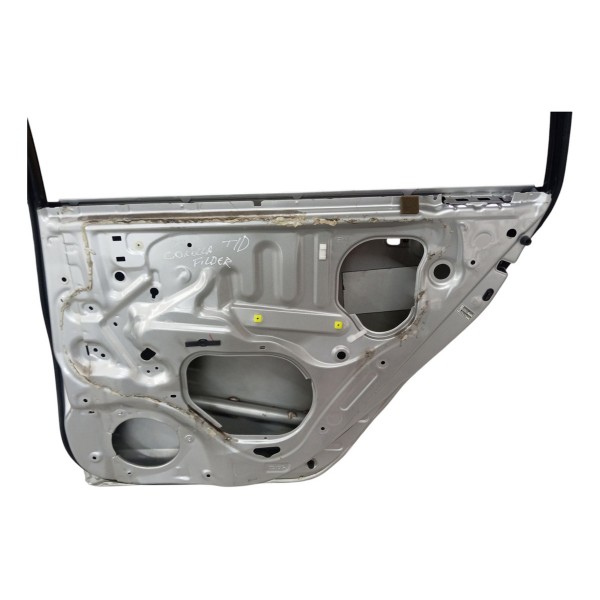 Porta Traseira Direita Toyota Corolla Fielder 2006 2007 Traseira Direito Prateado