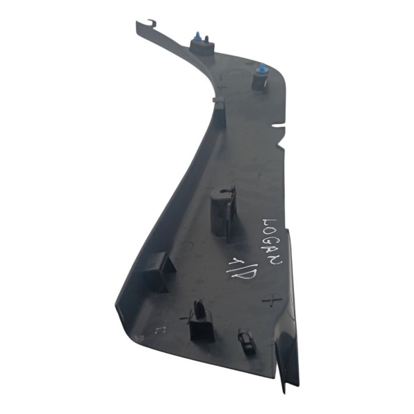 Moldura Soleira Traseira Direito Renault Logan 2014 2015 Preto