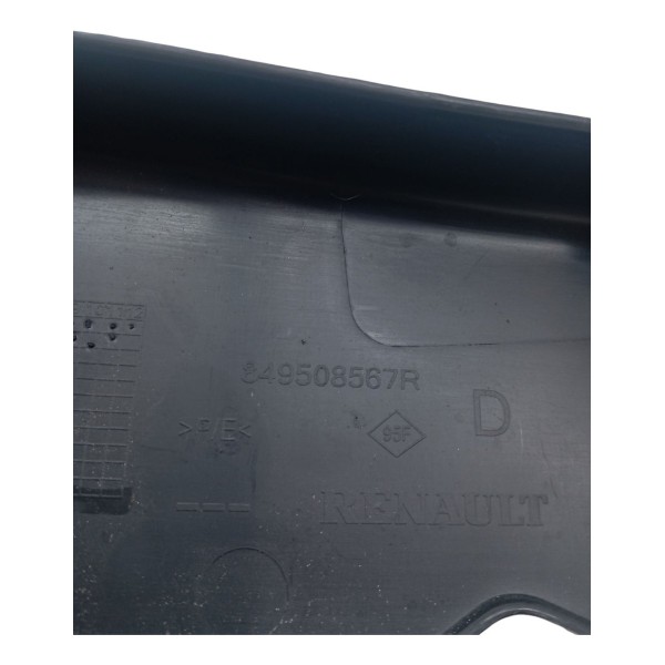 Moldura Soleira Traseira Direito Renault Logan 2014 2015 Preto