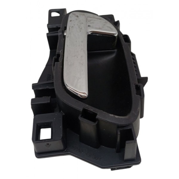 Maçaneta Interna Dianteira Esquerda Citroen C3 2014 2015 Preto Dianteira