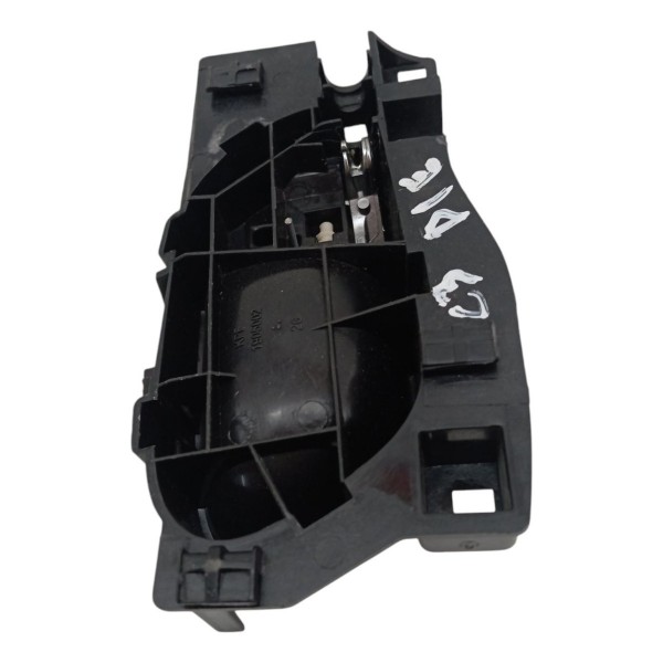 Maçaneta Interna Dianteira Esquerda Citroen C3 2014 2015 Preto Dianteira