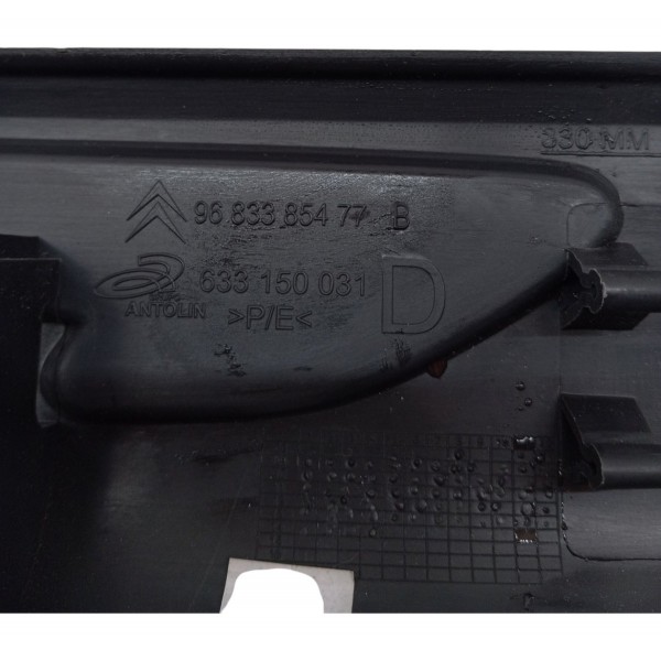 Moldura Soleira Porta Dianteira Direita Citroen C3 1.2 2018 Preto