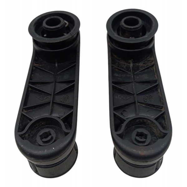 Par Manivela Vidro Traseiro Renault Logan 2015 Preto