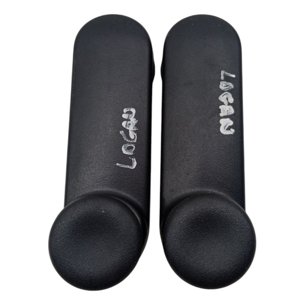 Par Manivela Vidro Traseiro Renault Logan 2015 Preto