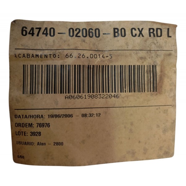 Forro Esquerdo Porta Malas Toyota Fielder 2006 2007